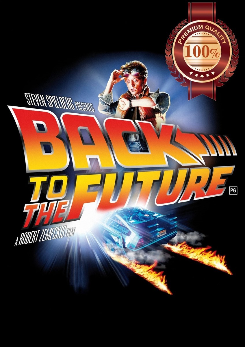 BACK TO THE FUTURE CLASSIC ORIGINAL MOVIE FILM WALL ART PRINT