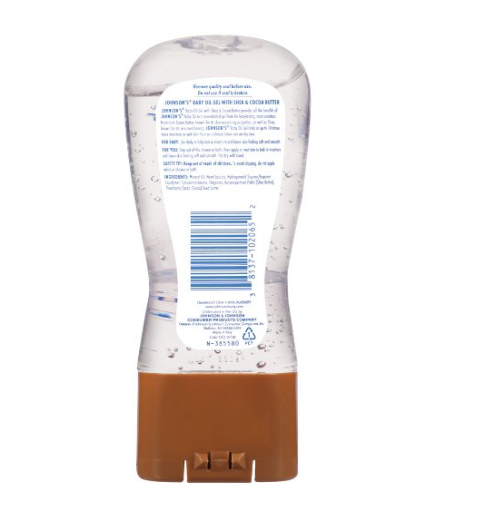 Johnson'S Baby Oil Gel, Moisturizing Baby Massage Mineral Oil Enriched