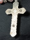 PINK GLASS FLORAL BEADED ROSARY 30"NECK OPENING — photo 8