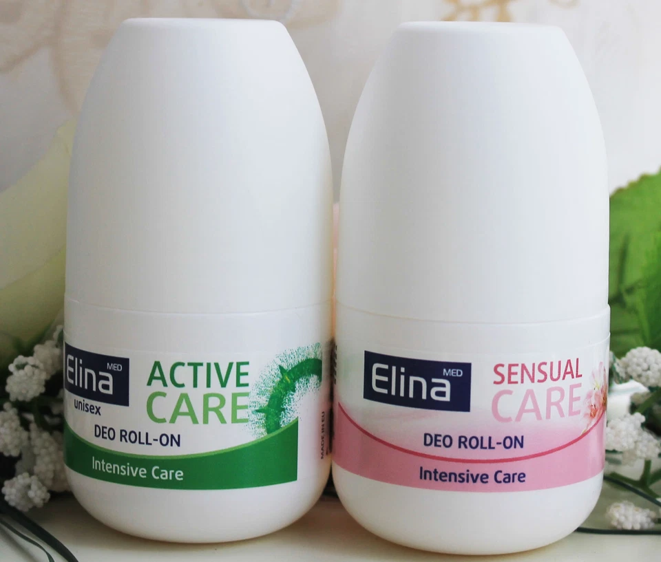 JEAN PRODUCTS 50ml Elina Intensive Care Deo Roll-on Active / Sensual Care Deodorant