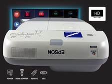 2500 Lumens 3LCD Projector for Education, Training, and Business Needs UST WXGA