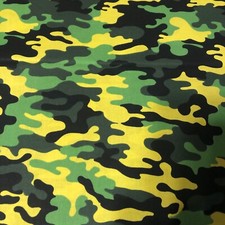 MDG CAMO 100 med cotton fabric by the yard - NEON GREEN camo print
