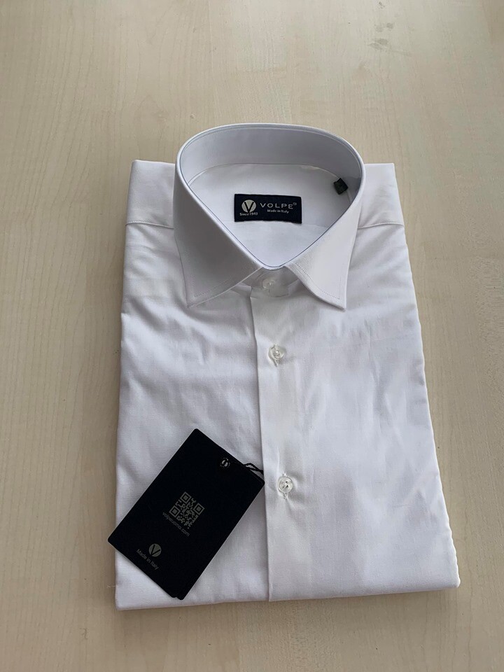 Camicia Uomo Regular Fit Bianca-Sartoria Italiana