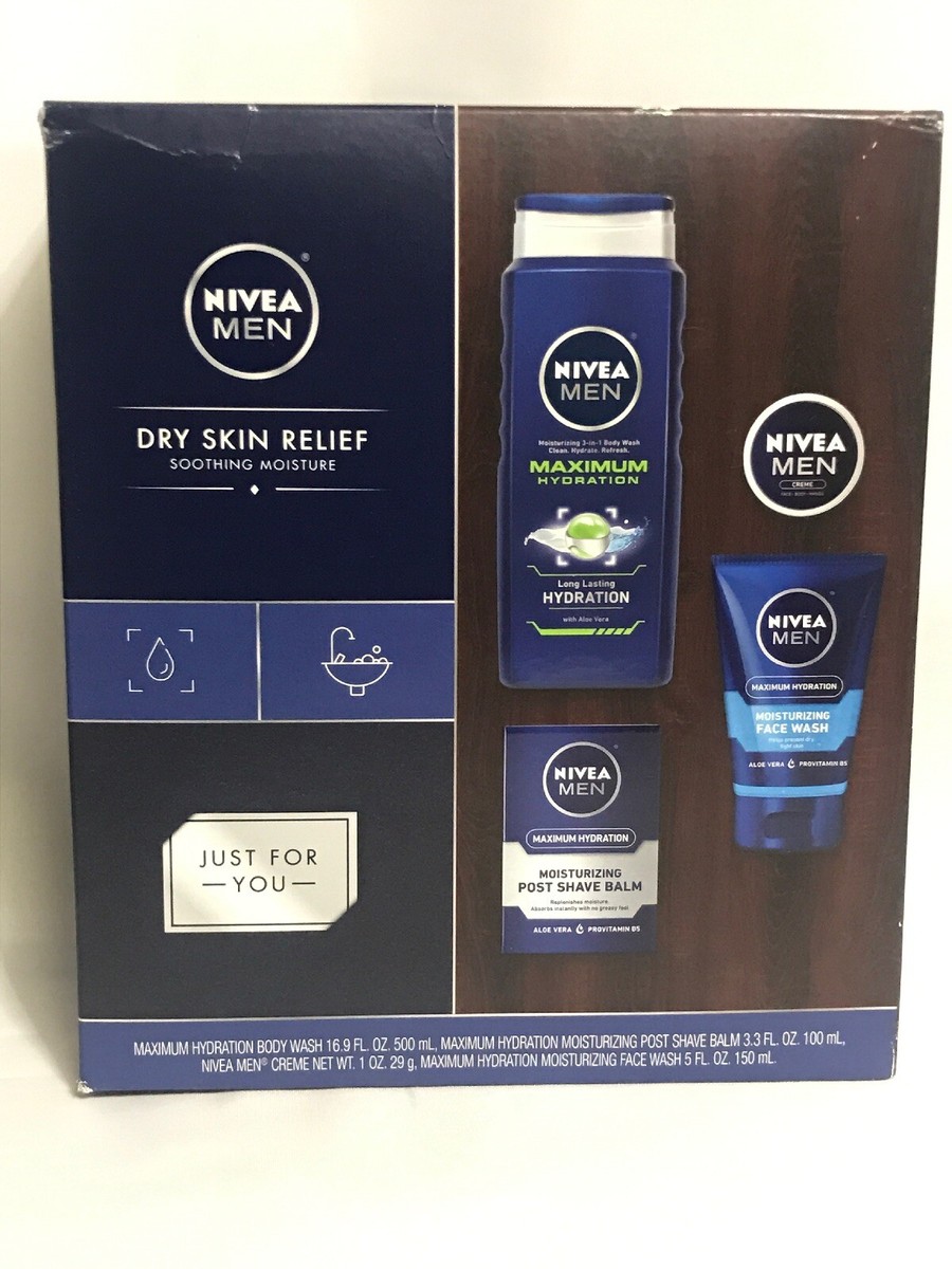 Nivea Men Gift Set, Dry Skin Relief Soothing Moisture 