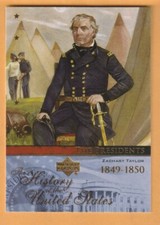 Zachary Taylor 2004 Upper Deck History of the United States #TP12