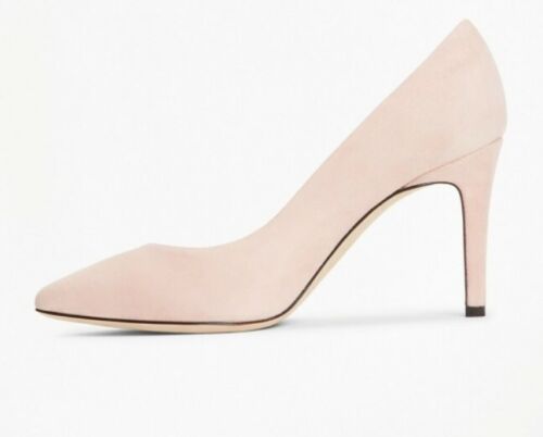 Brooks Brothers Classic Pink Suede Pointed Toe Heels US 6.5 ITALY EU 37 NIB - Picture 3 of 6