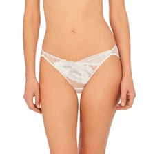 Natori Women's Natorious Mesh Bikini Underwear White Size L  5360