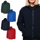 Ladies Plain Classic Micro Fleece Jacket by MIG Size 6 to 32 - WOMENS WARM COAT