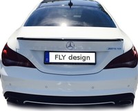 Heckspoiler Passend FüR Mercedes Benz CLA C 117 W117, Spoiler Heck Typ A Schwarz