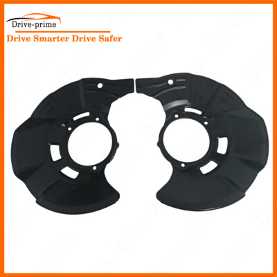 Front Driver & Passenger Brake Dust Shield Set Fits For 2003-2007 Honda Accord