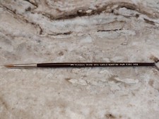 FLOQUIL PAINT BRUSH - 3 PURE RED SABLE - MADE IN THE USA - F201