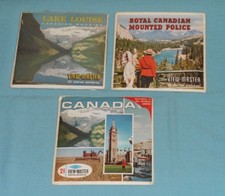 CANADA VIEW-MASTER REELS lot x3 Lake Louise CANADA Royal Canadian Mounted Police