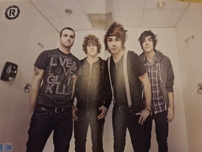Large A3 ALL TIME LOW POSTER ROCK SOUND MAGAZINE