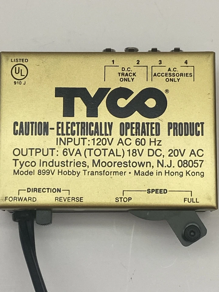 Tyco Train Transformers 899V & 899c Lot - Image 2 of 4