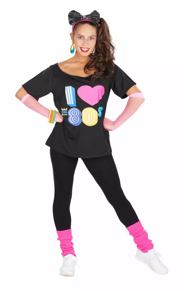 80s theme dress up female cheap