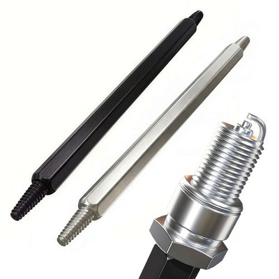 2Pcs Spark Plug Removal Tool Extractor Broken Fracture Damaged Left-Hand Thread