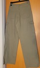 Divided Line H&M Khaki Green Cargo Jean Carpenter Pocket Wide Leg Sz 0 Mint — photo 8