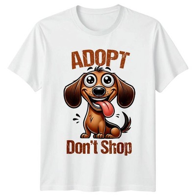 Adopt Dont Shop T-Shirt Hund Rettung Tierliebhaber Geburtstag Geschenk für Sie und Ihn