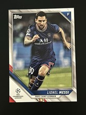 2022 Topps UEFA Champions #10 Lionel Messi - Paris Saint-Germain PSG Argentina