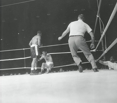 Montreal Light heavyweight champion Archie Moore has challenger Yv- Old Photo