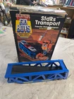 Vintage 1985 Tonka Super Go Bots Staks Transport Trailer only with Original Box