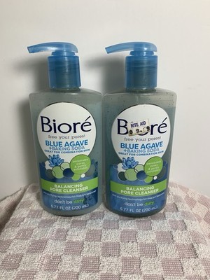 Biore Baking Soda Pore Cleanser 6.77oz X 2  For Combination Skin.