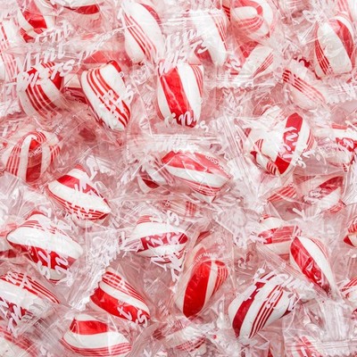 Donty-Tonty Peppermint Candy Bulk 4 Lb Red And White Mints Twists Individually