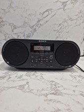 Sony ZS-RS60BT CD Boombox W/ Bluetooth, AM/FM, USB, Headphone Tested Works