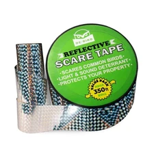 Scare Tape, 350ft Reflective Bird Deterrent, Dual Sided Outdoor Pigeon Control