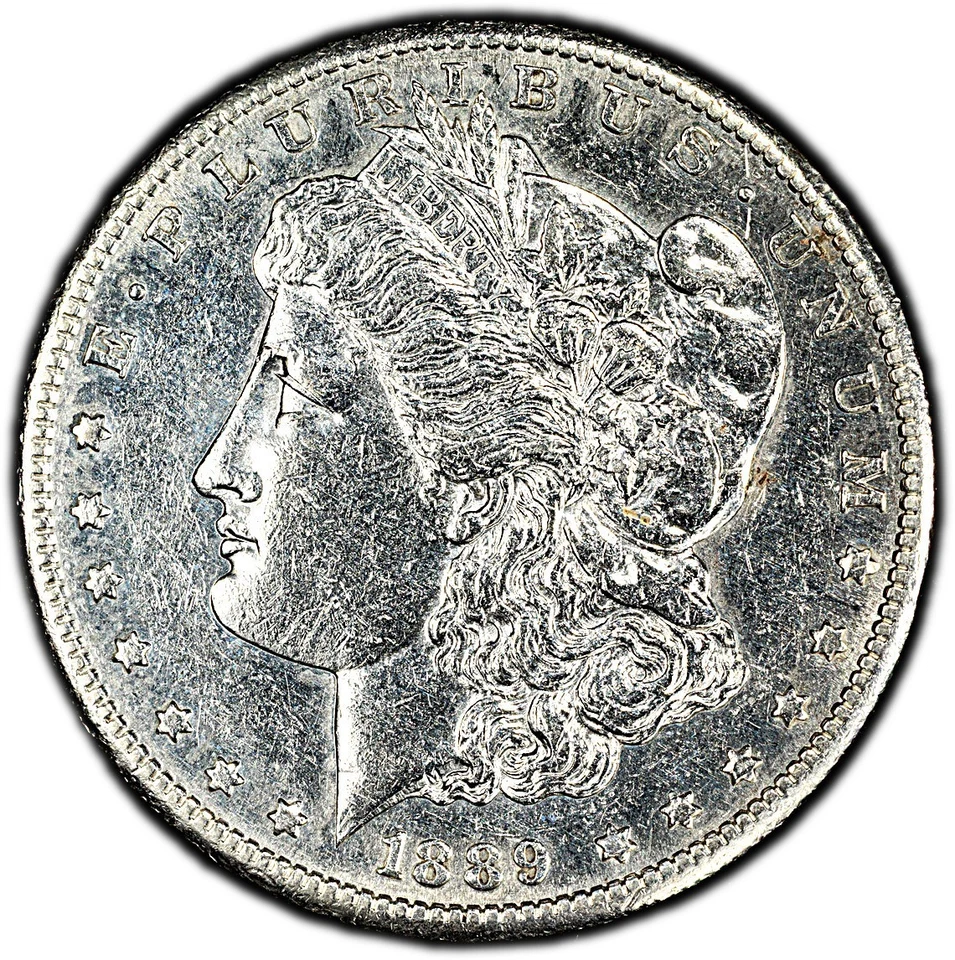 1889-S MORGAN PCGS GENUINE AU DETAILS / EXTREMELY RARE / HARD TO FIND - Image 2 of 4