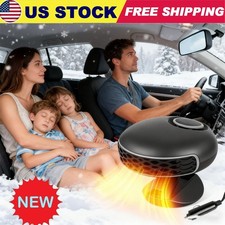 120W Portable Electric Car Heater 12VDC Heating Fan Defogger Defroster Demister