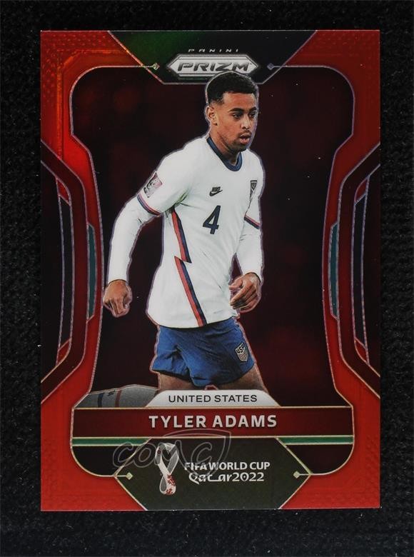 2022 Panini Prizm World Cup Qatar Red Prizm 210/399 Tyler Adams #208 07xx