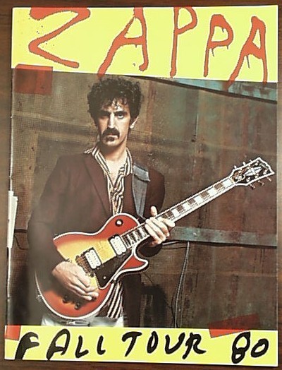 FRANK ZAPPA 1980 Fall Tour Program