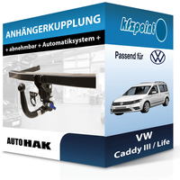 FüR Vw Caddy Iii / Life 03.2004-04.2015 Auto Hak AnhäNgerkupplung Abnehmbar Ahk