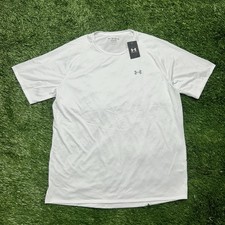 NWT Under Armour Mens White Loose Fit Performance Tech Tee T-Shirt 3XL-Tall
