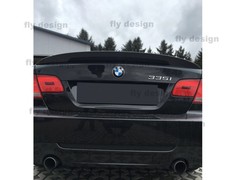 FSpoiler FSpoiler passend f�r BMW 3er E90 glanz SCHWARZ lackiert Spoiler mit Gut