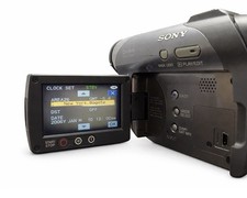 Sony DCR-DVD305 Handycam Camcorder Powers On AS-IS Parts Repair