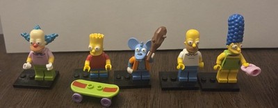 Lego Simpsons Minifigures Lot Of 5