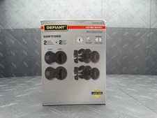 Defiant Hartford Matte Black Single Cylinder Project Pack 1009429120 2-Pack