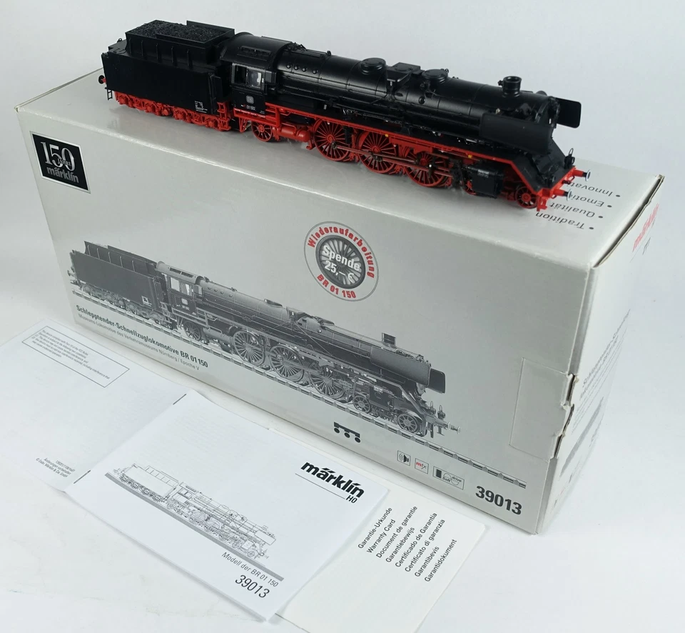 Märklin 39013 Dampflok BR 01 150 mfx DIGITAL H0 OVP VOLL SOUND Insider Modell !!