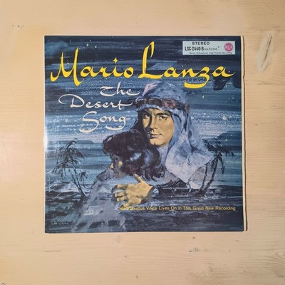 MARIO LANZA VINYL LP  60 The Desert Song Soundtrack Musical Klassik Neo-Classica