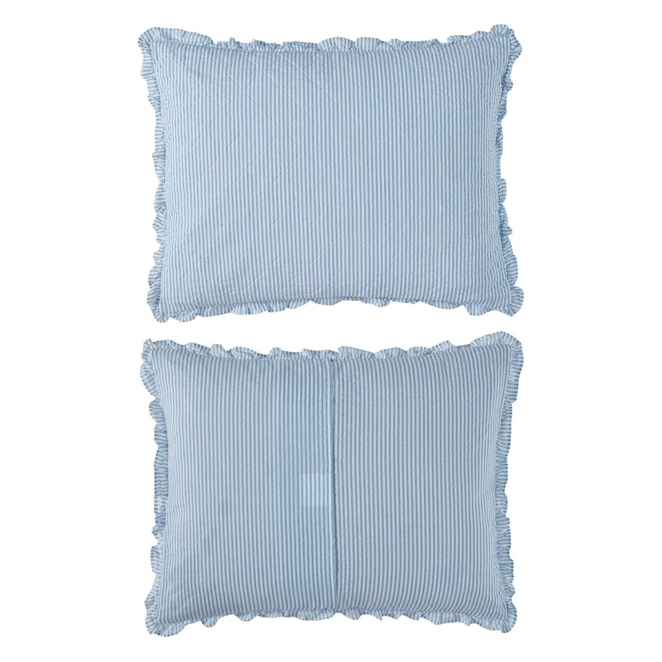 Juego de edredones, ropa de cama súper suave con farsa a juego, decoración informal del hogar (Oxford Foto 3 de 4