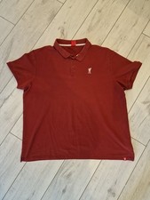 Mens LFC Burgundy Polo Shirt Size 2XL 100 Cotton