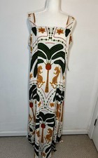 New-MSK Dress Cheetah Bohemian Tropical Maxi ...