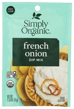 French Onion Dip Mix By Simply Organic 1.1 Oz Seasoning