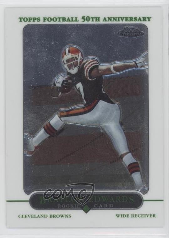 2005 Topps Chrome Braylon Edwards #174 Rookie RC 5r3