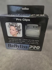 Babyliss Pro Hair Roller Clips for Hot Rollers, Hair Claw Clips, 10 Ct