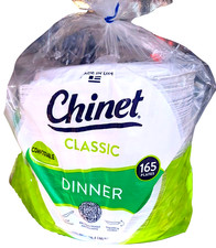 Chinet Classic Dinner 10-3/8" Paper Plate 165 Count