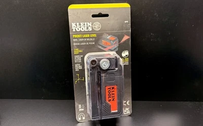 New Klein Tools Red Pocket Laser Level 93PTL - Image 1 of 4