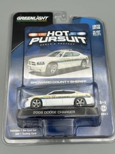 NEW Greenlight Hot Pursuit 7 Broward County FL Sheriff 2008 Dodge Charger D5